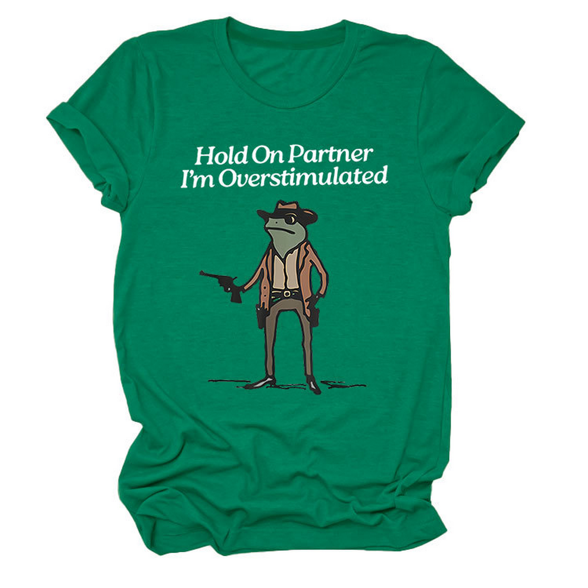 “Hold On Partner” Funny Tee, Unisex Style_CWTTS1481