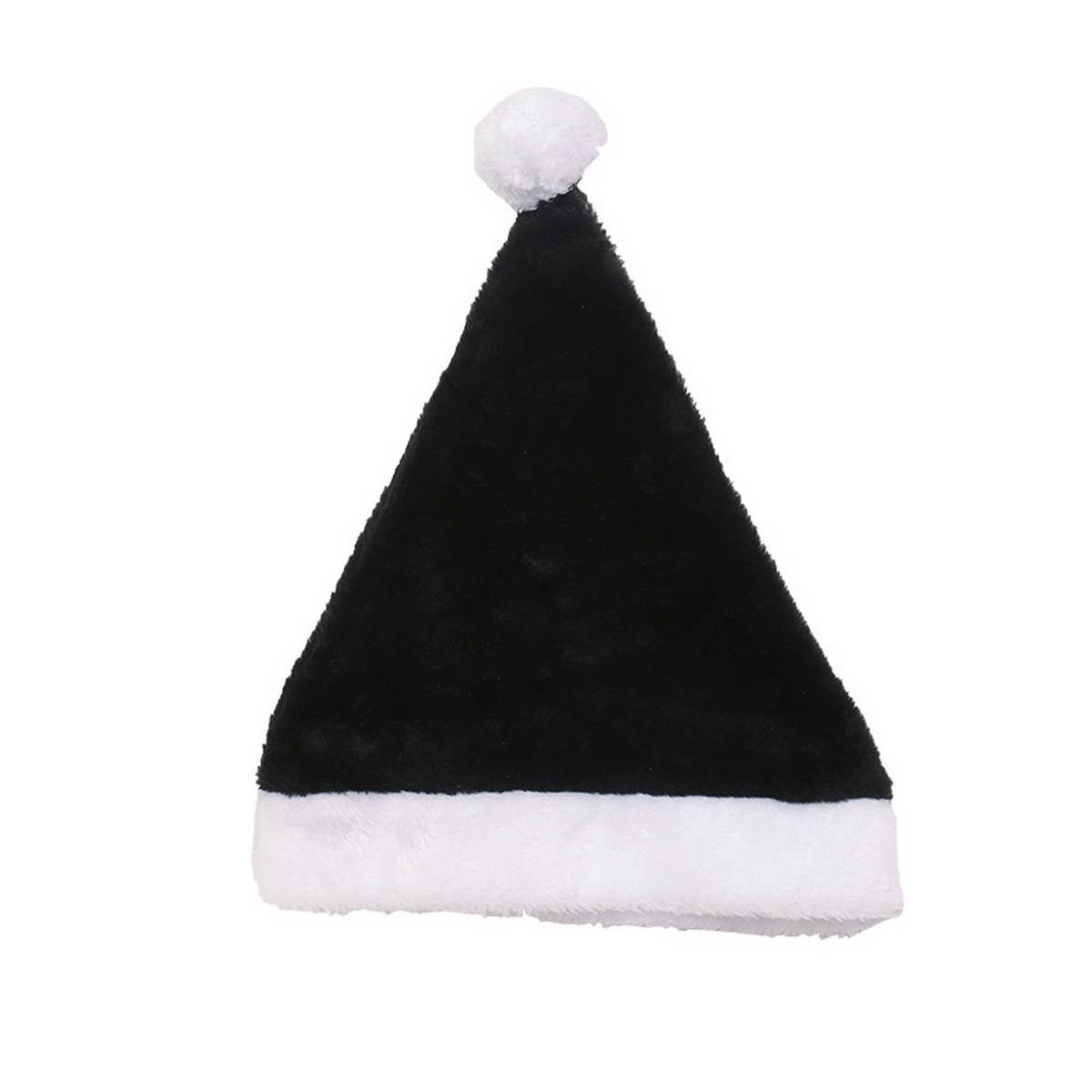Luxury Plush Santa Hat for Christmas Party_CWAJE05372