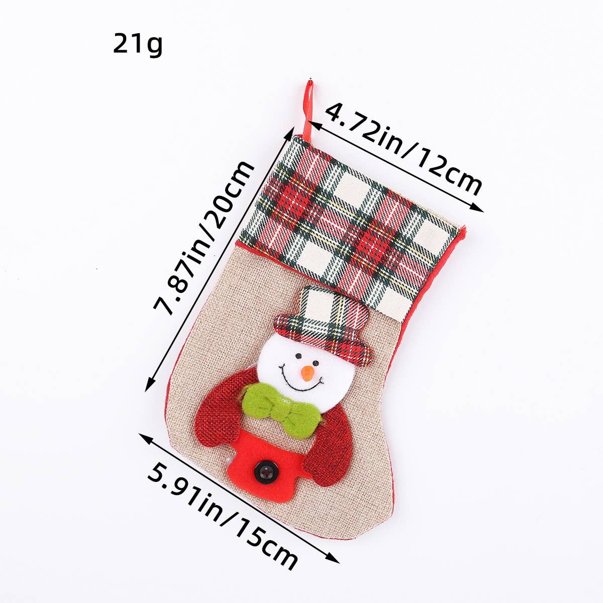 CHRISTMAS DECORATIONS WITH VARIOUS CHRISTMAS SOCKS