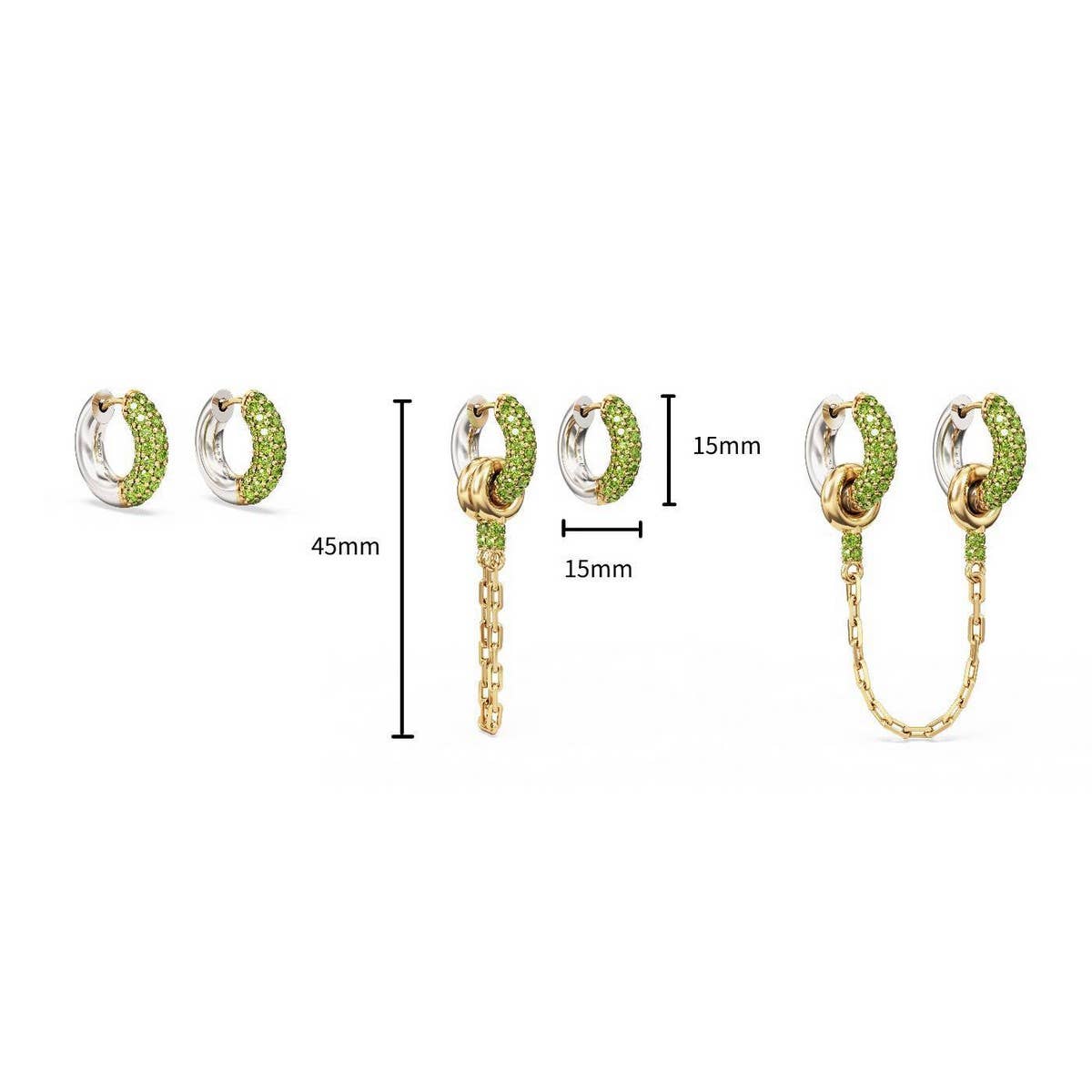 Fashionable And Exquisite Earrings With Chain_CWAJE5128