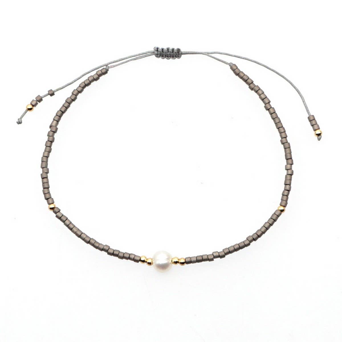 HAND-WOVEN FASHIONABLE RICE BEADS BRACELET_CWAB4621