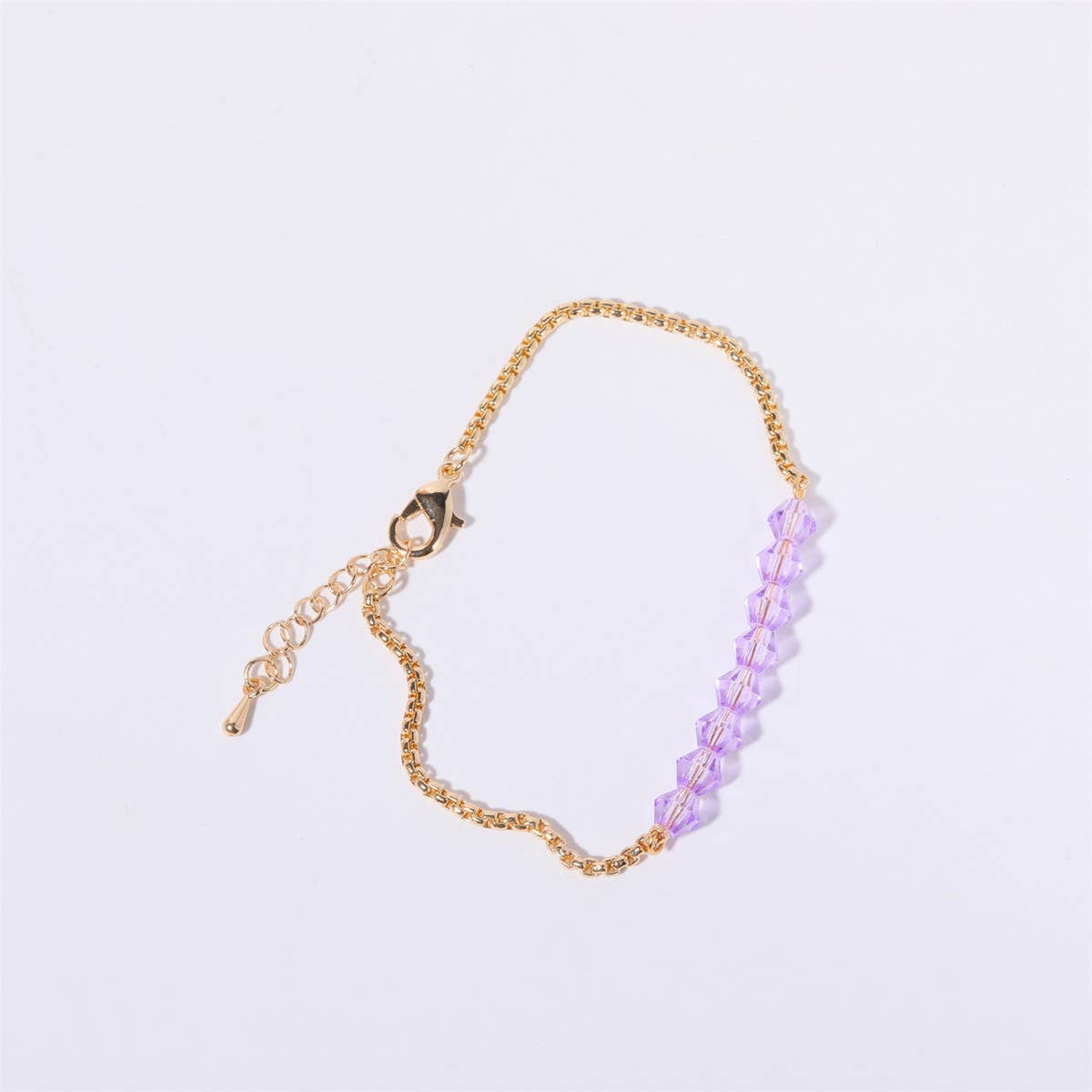 Women's Birthstone Colored Beaded Bracelet