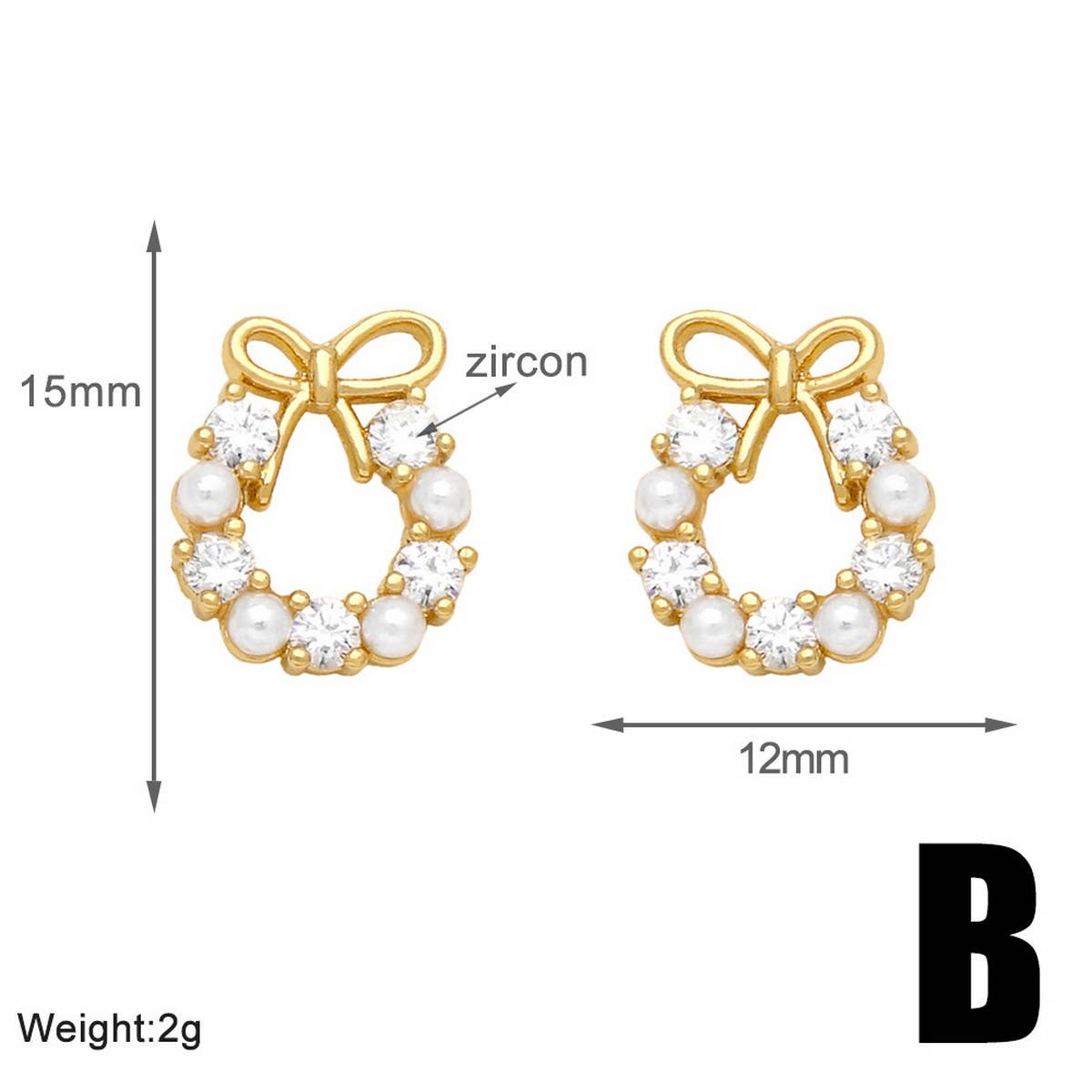 MINIMALIST PEARL BOW EARRINGS