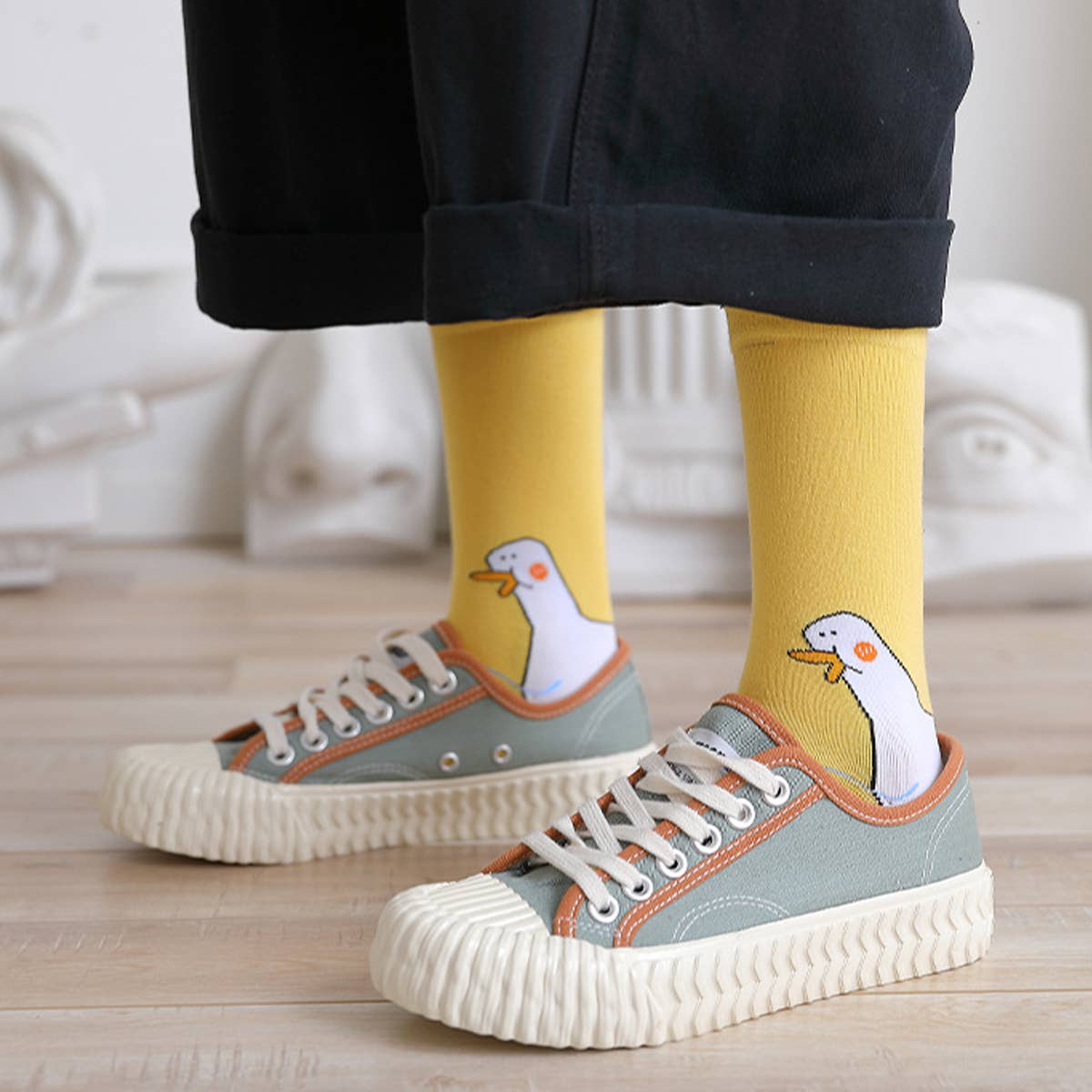 CUTE CARTOON PURE COTTON SOCKS WITH ALL SEASONS