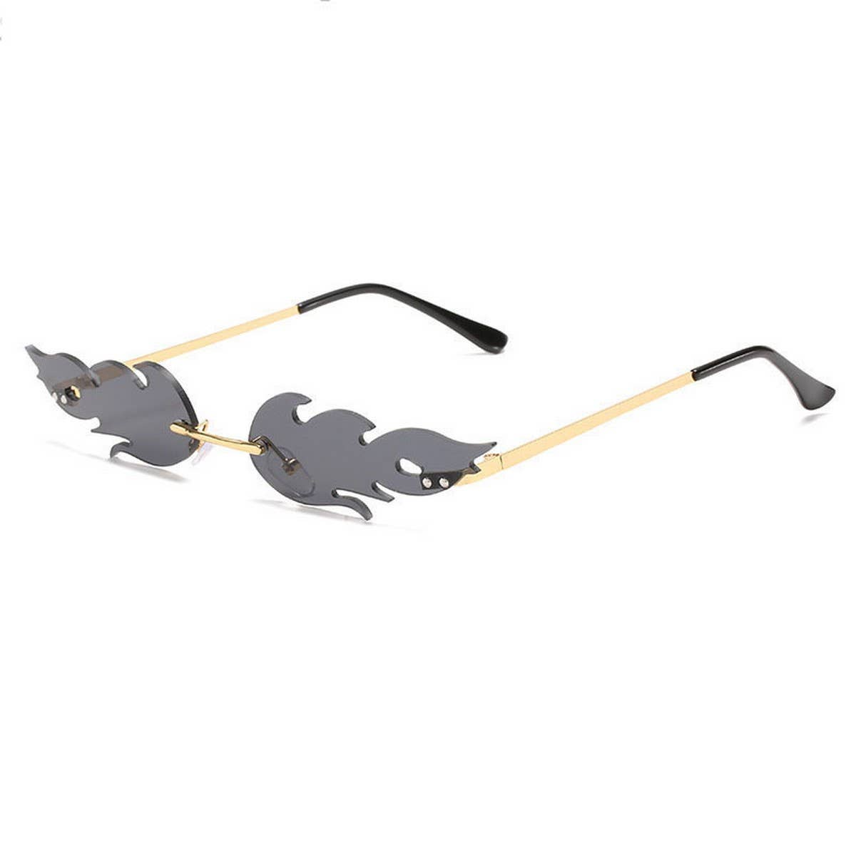 STATEMENT FLAME METAL FRAMELESS SUNGLASSES_CWASG0710