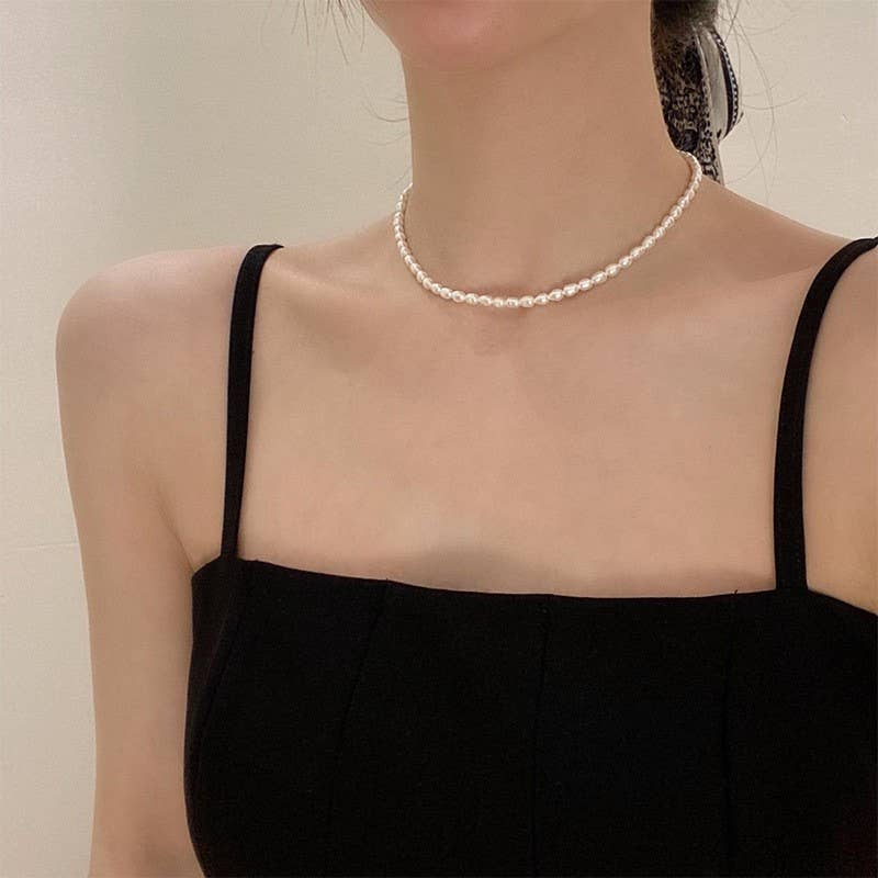Fashionable Bahak freshwater pearl necklace