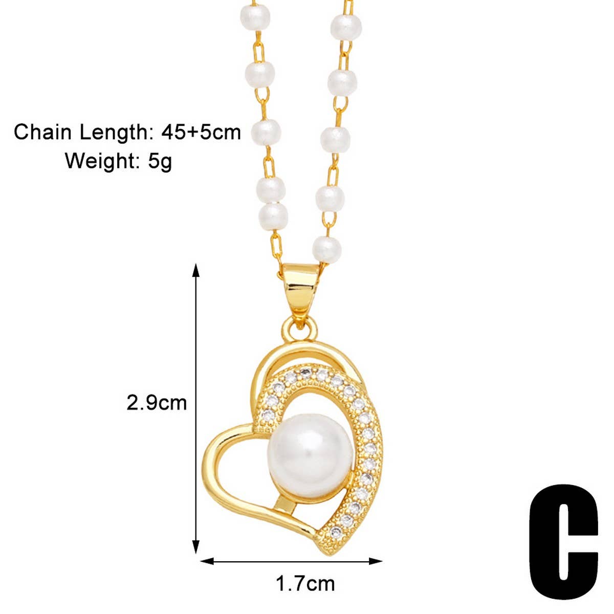 FASHIONABLE DIAMOND INLAID FLOWER PEARL NECKLACE