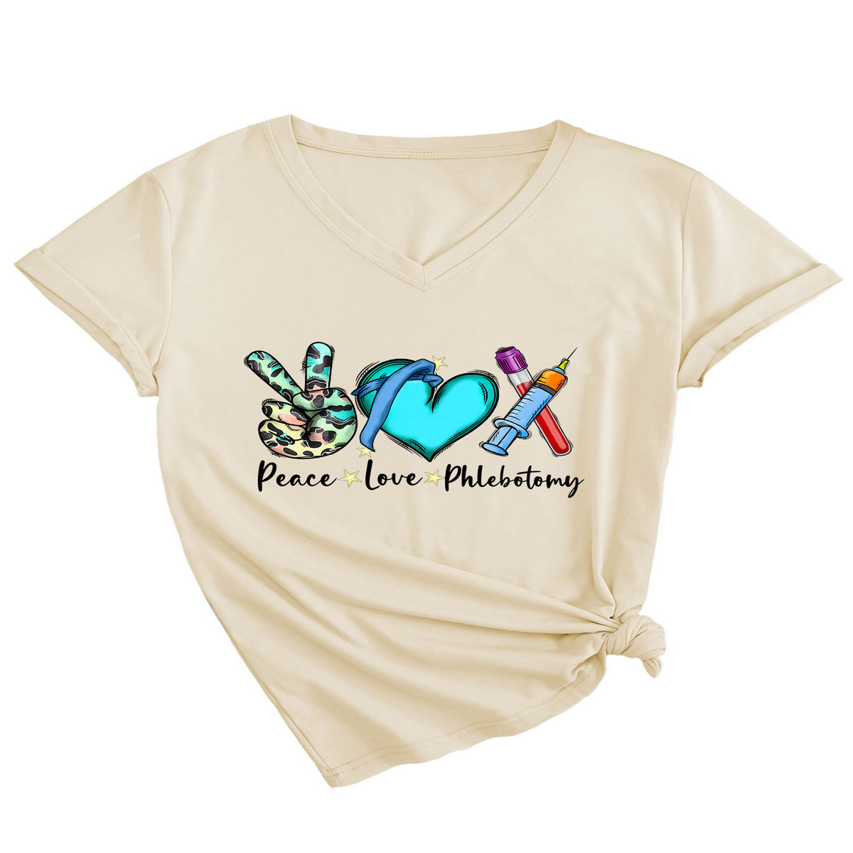 Women?™s V-Neck Tee ??Trendy & Fashionable_CWTTS1540