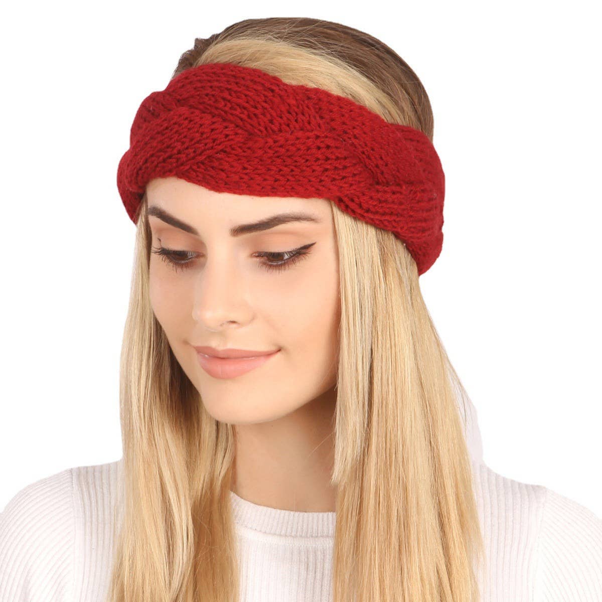 VINTAGE BRAID KNITTED HEADBAND