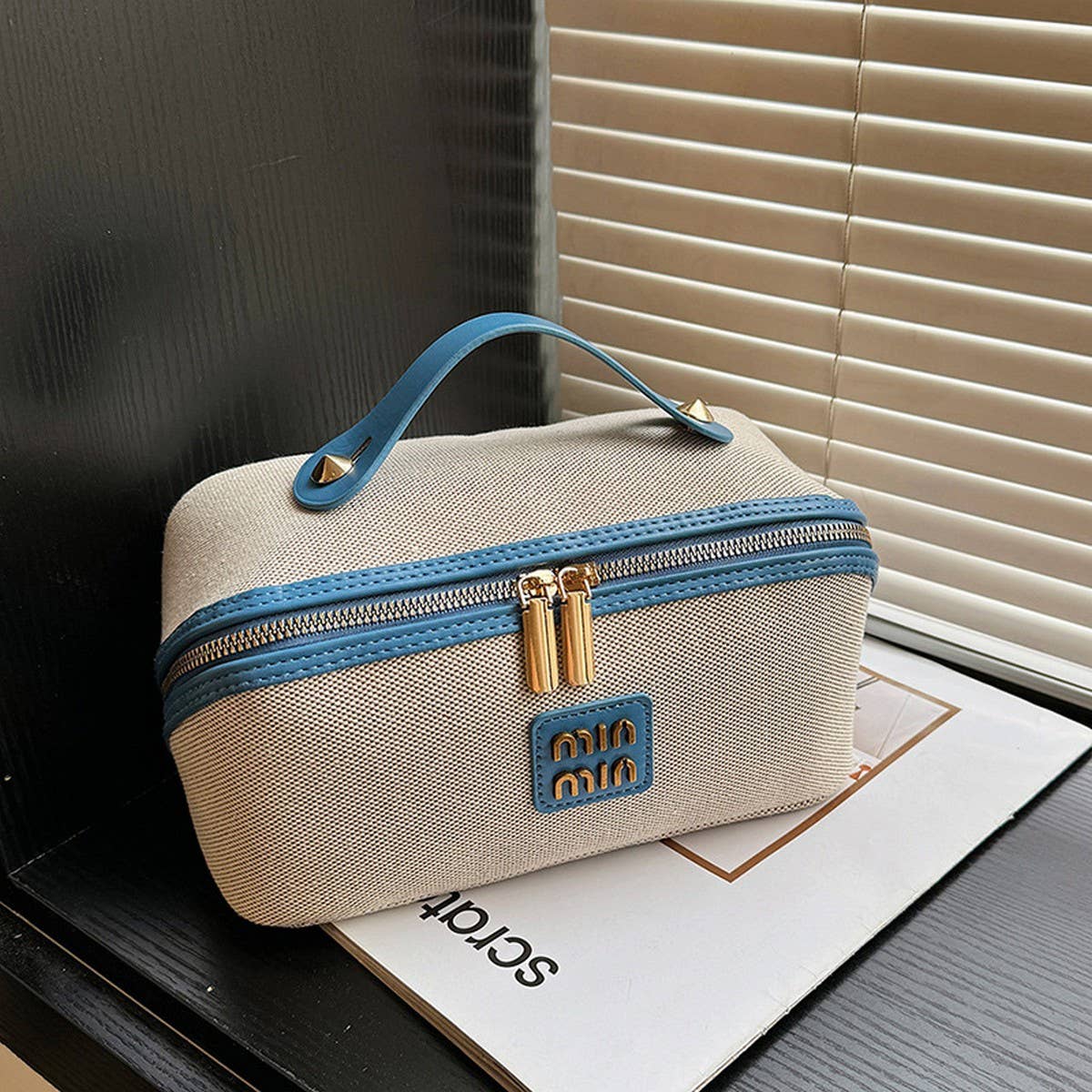NEW FASHION RETRO HIGH-END STORAGE COSMETIC BAG_CWAB4366
