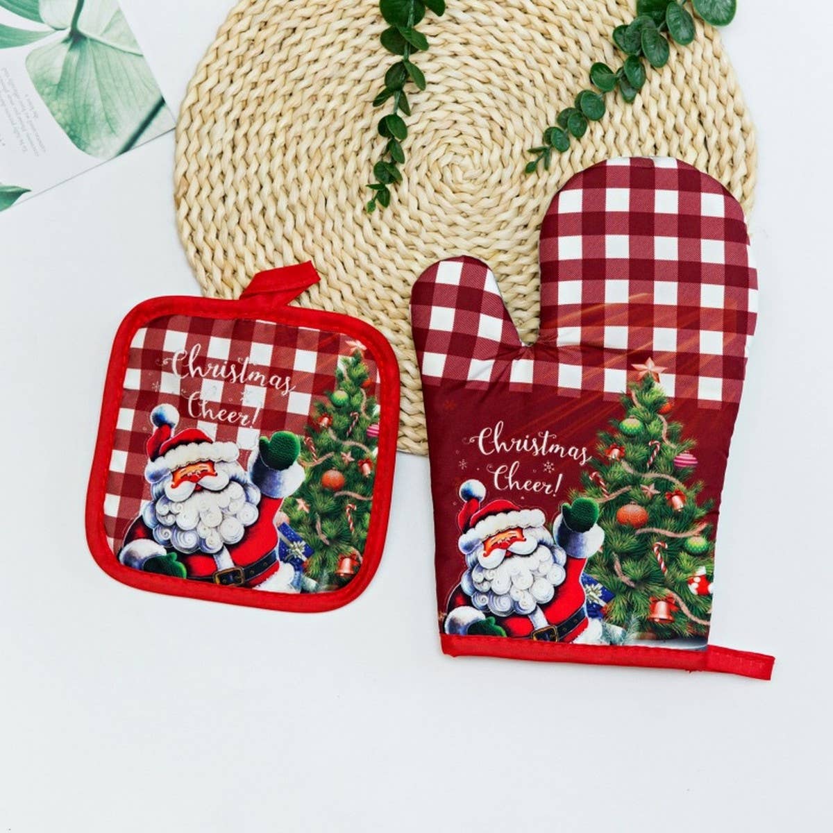 CHRISTMAS SERIES BAKING ANTI-SCALDING GLOVES