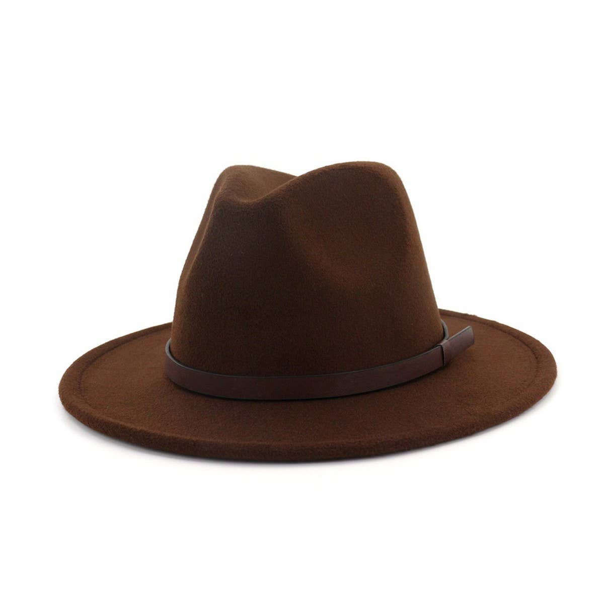 EUROPEAN AND AMERICAN FLAT BRIM HAT JAZZ HAT_CWAH1780