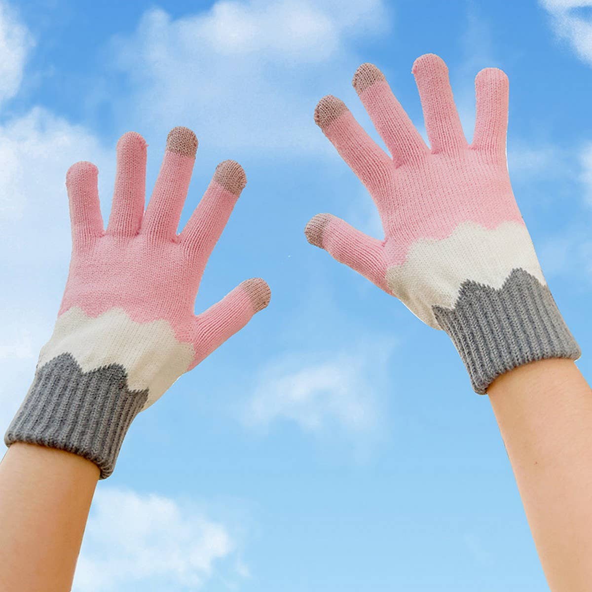 Cute Knit Gloves for Women ? Touchscreen Warm_CWAG0147
