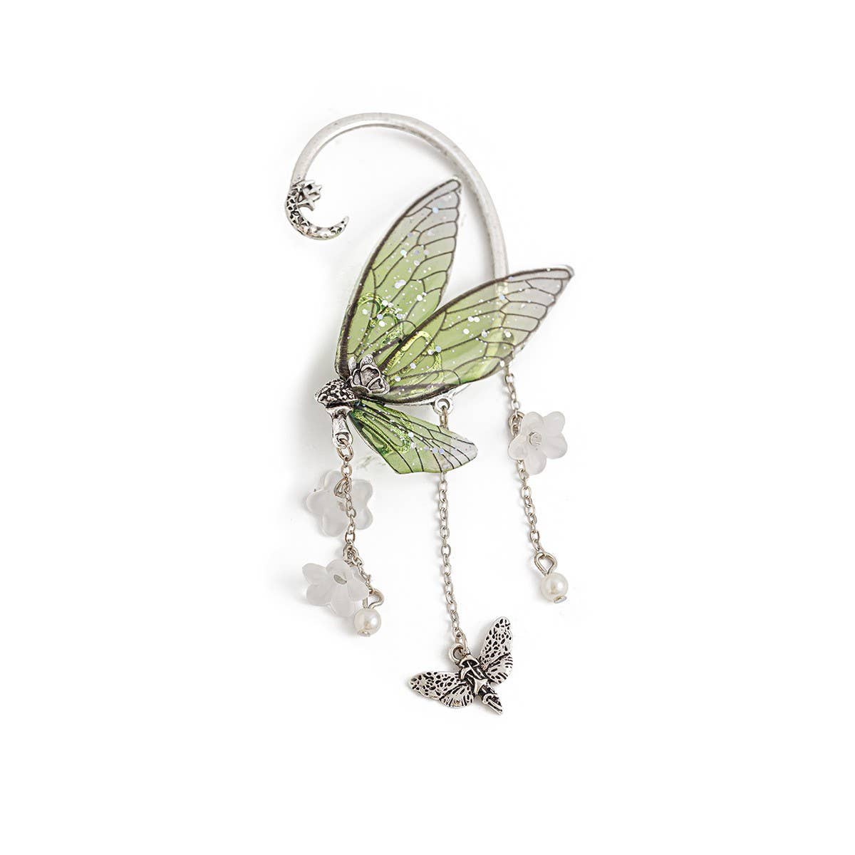 ELF EAR BUTTERFLY OUTLINE NON-PIERCING EARRINGS