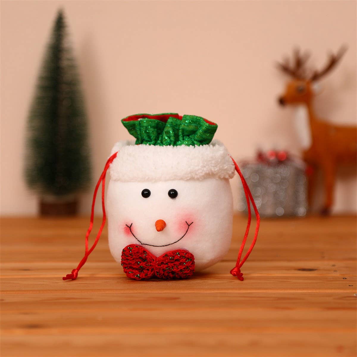 CHRISTMAS APPLE BAG SMALL GIFT TOTE BAG