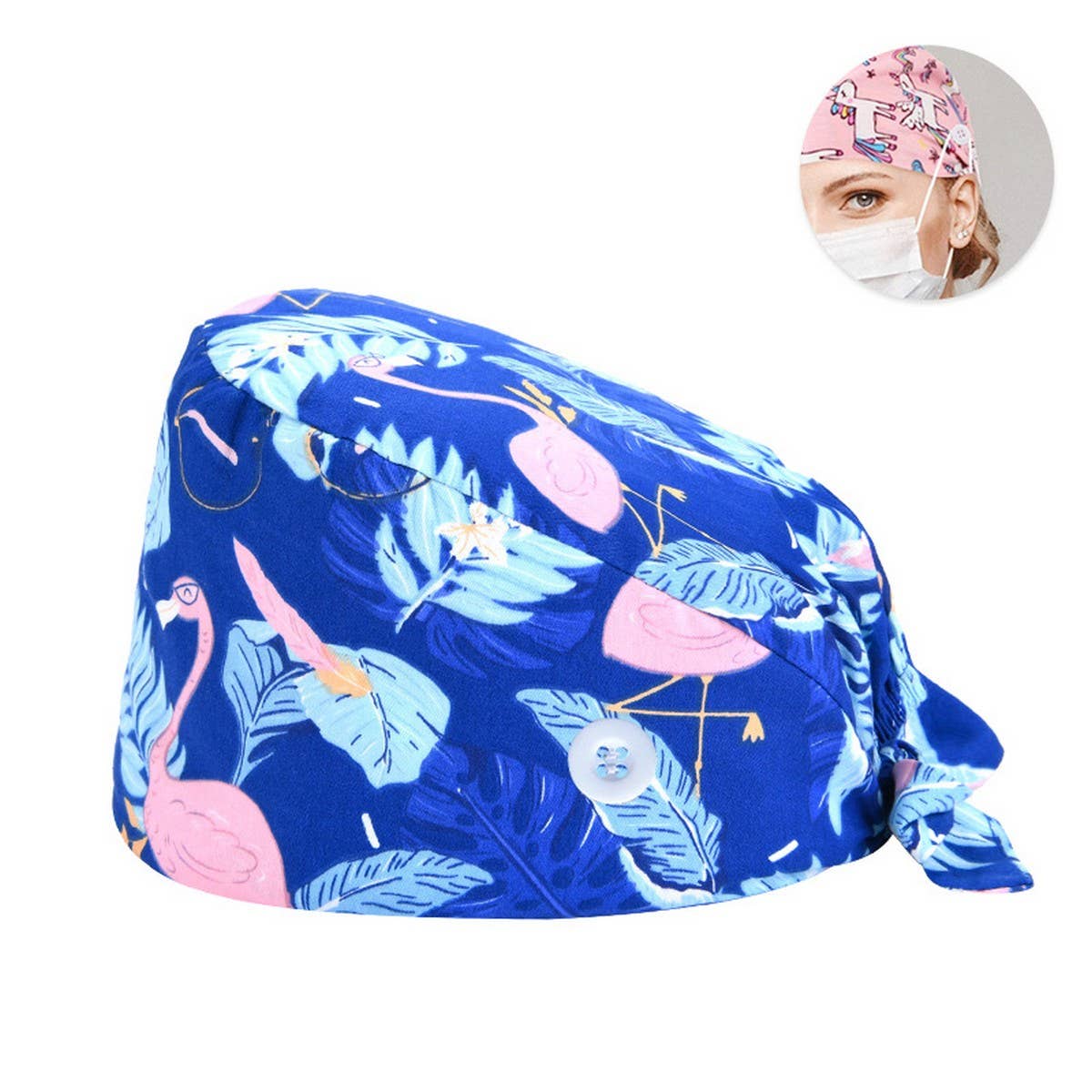 SURGICAL CAP DOCTOR CAP COTTON PRINTED CAP_CWAH3331