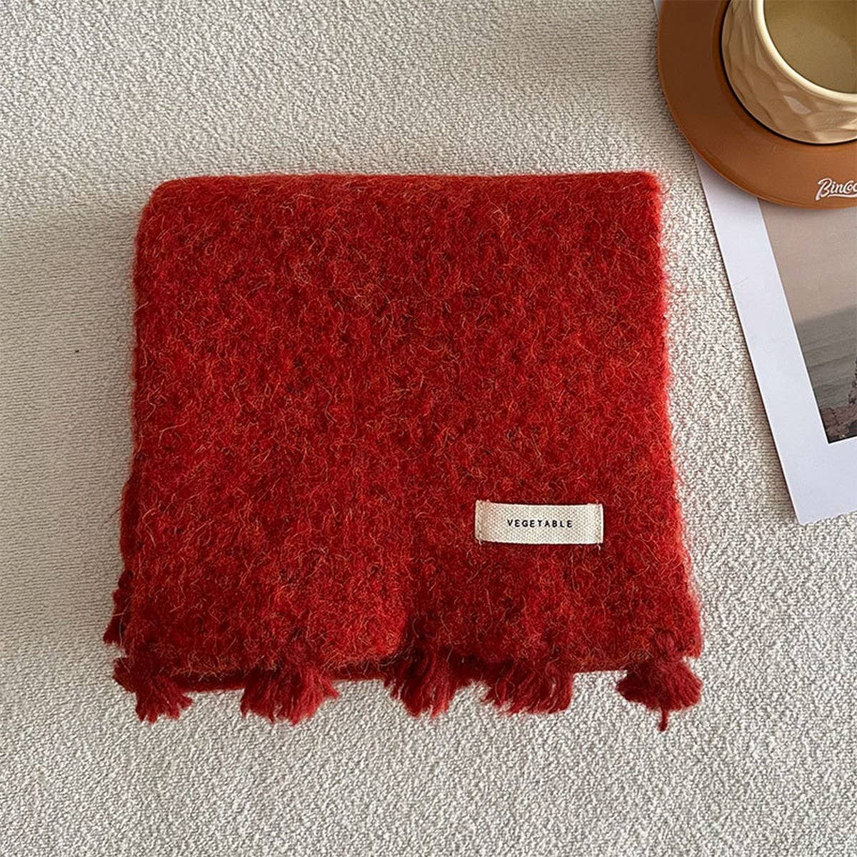 Soft Knit Scarf ??Thick Tassel Winter Warm Wrap_CWASC2292