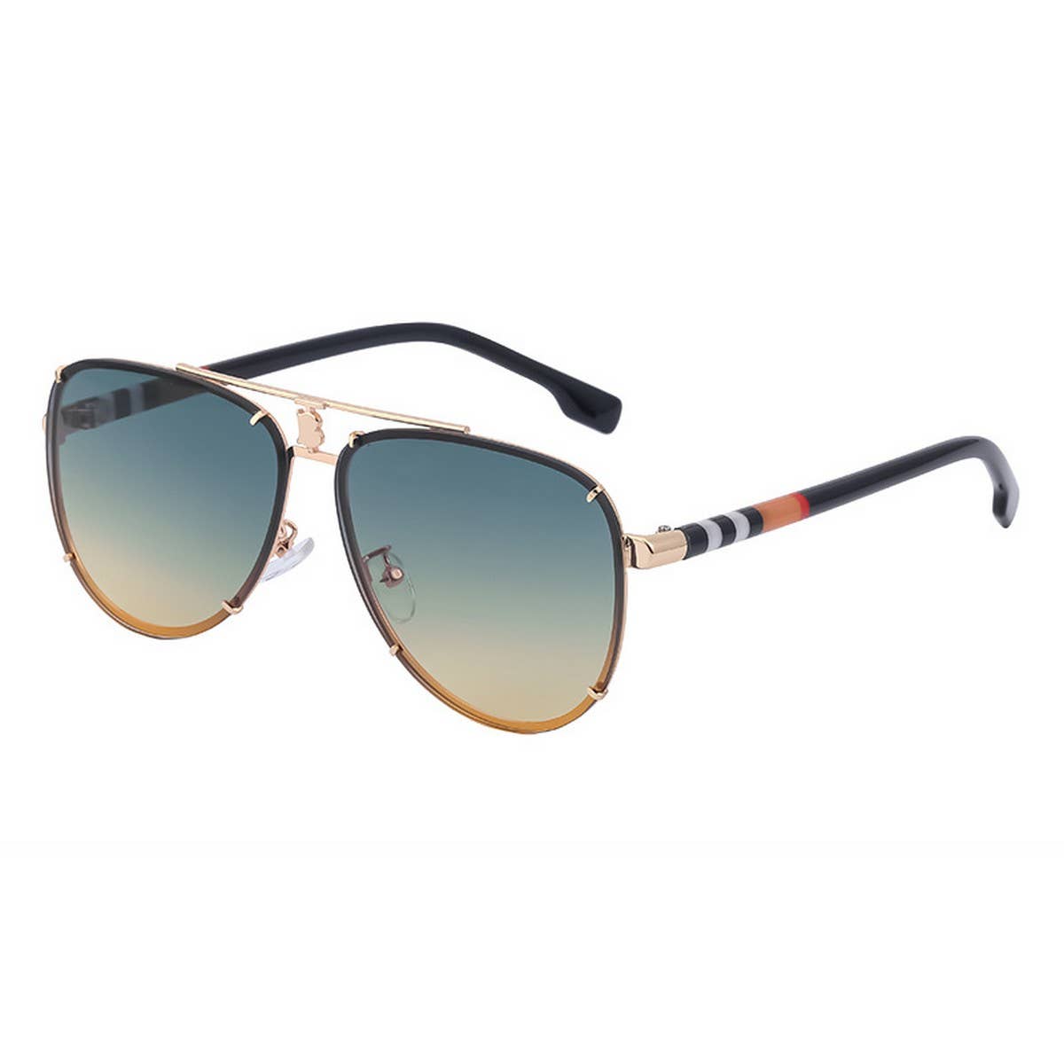 RETRO DOUBLE BEAM TOAD FASHION SUNGLASSES_CWASG0583