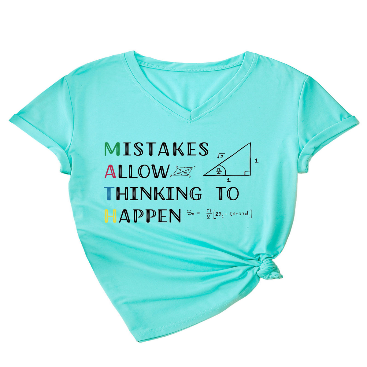 Women?™s V-Neck Graphic Tee, Summer Casual Fit_CWTTS1487