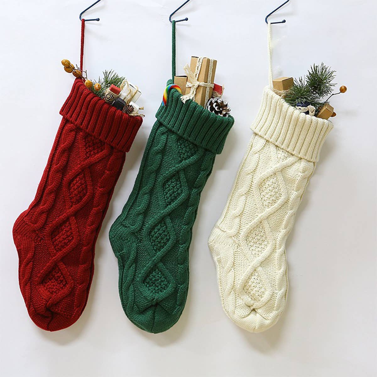DIAMOND SHAPED CANDY BAG CHRISTMAS STOCKING