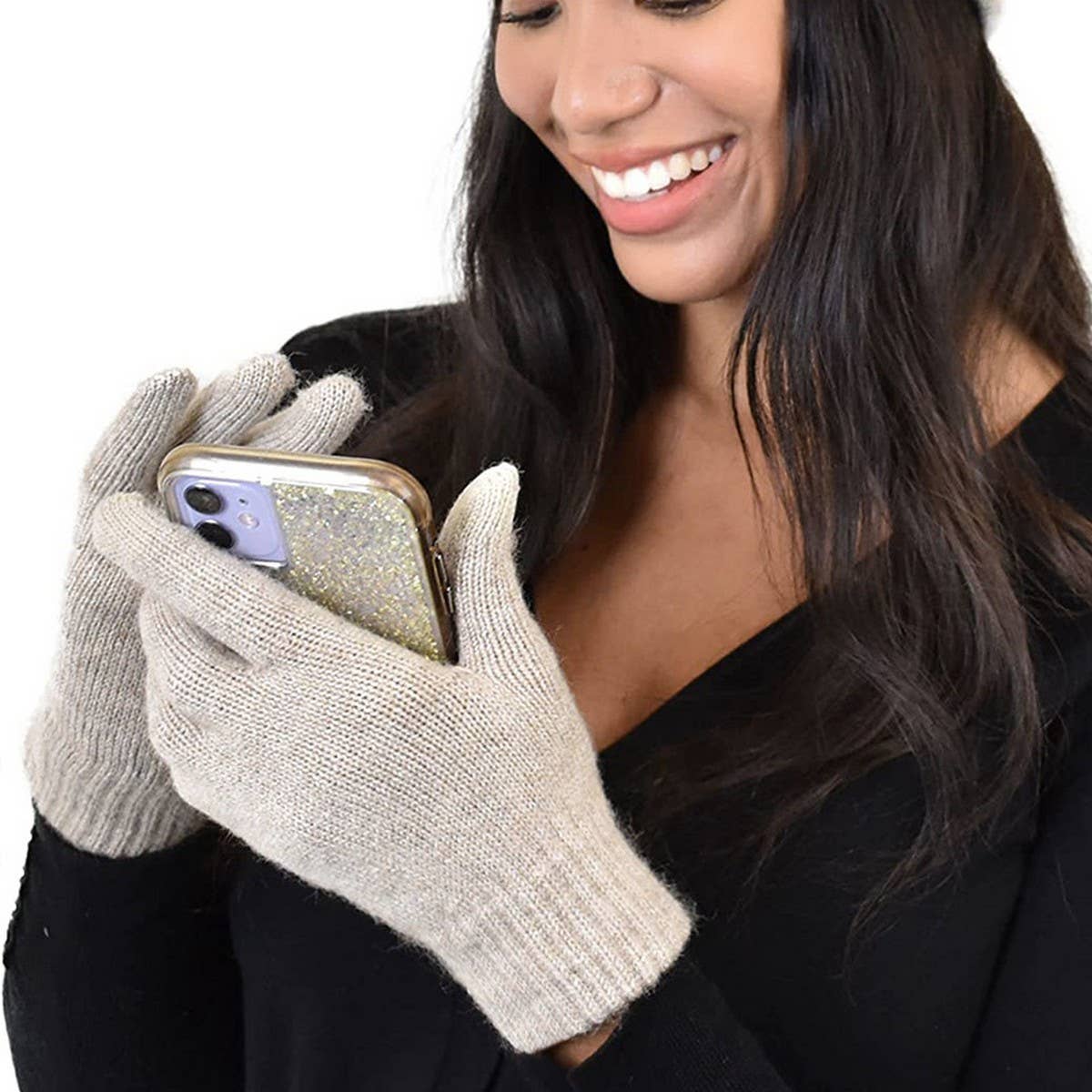 WINTER WARM OUTDOOR KNITTED TOUCHSCREEN GLOVES_CWAG0385
