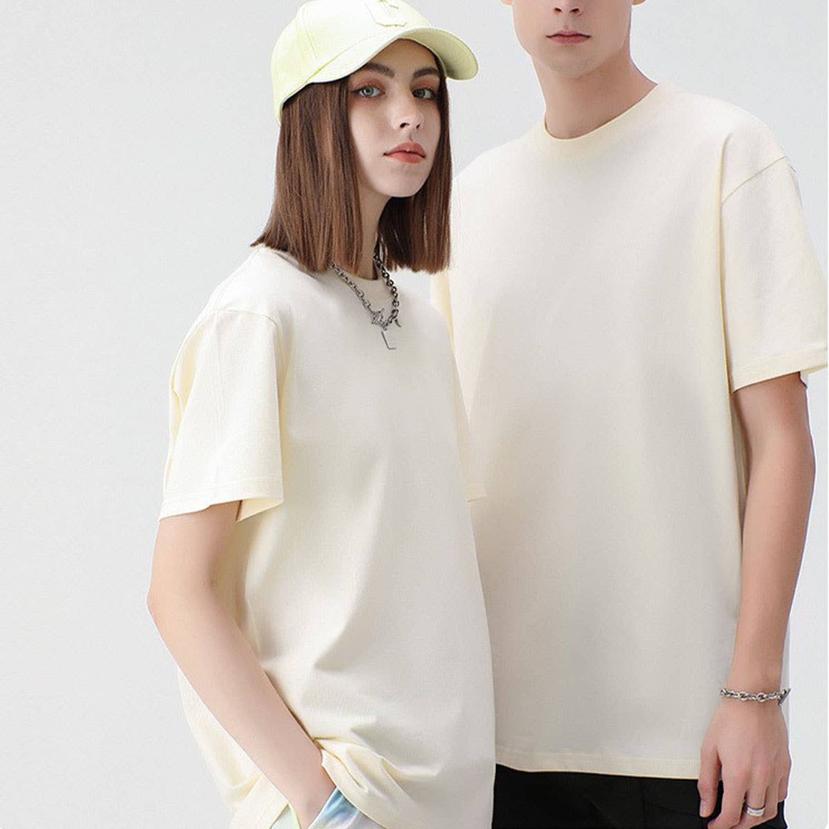 230g Heavyweight Combed Cotton T-Shirt – Blank & Oversized
