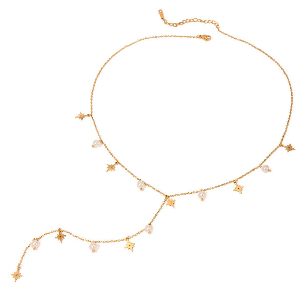 DIAMOND TASSEL PENDANT Y-SHAPED LUXURY NECKLACE