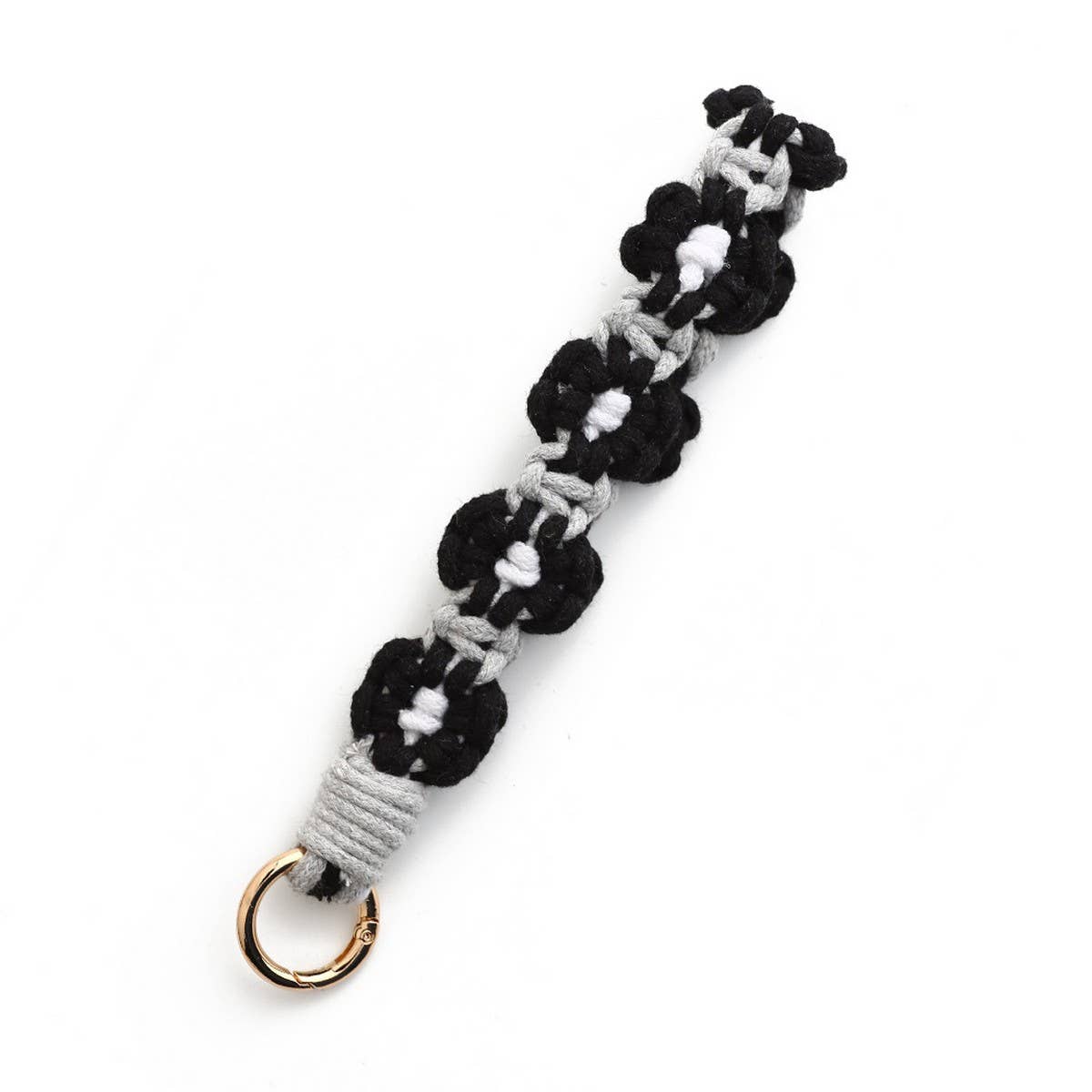 HANDWOVEN KEYCHAIN WRIST STRAP PENDANT
