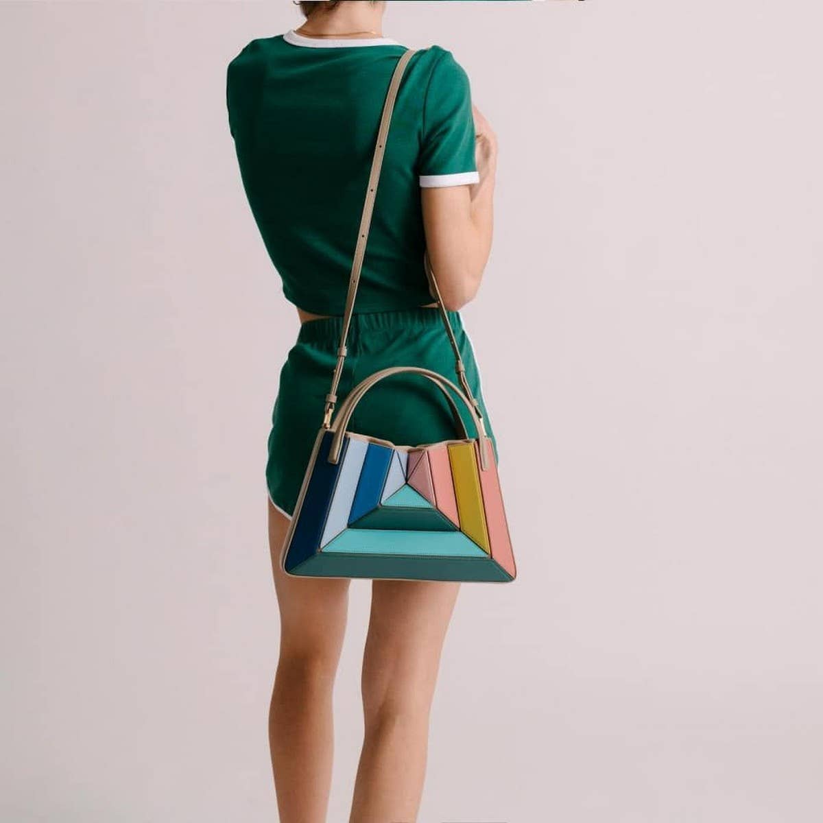 CONTRAST COLOR PATCHWORK DRAWSTRING HANDBAG_CWAB1928