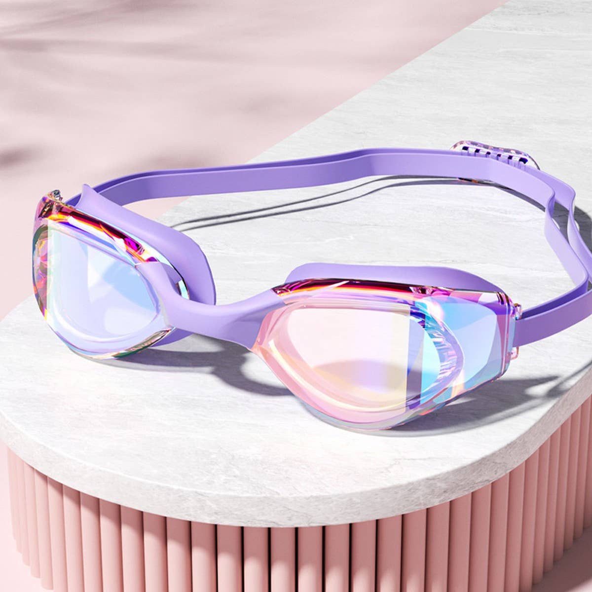 Pro Anti-Fog Swim Goggles for Adults ?“Racing Style_CWMM6637