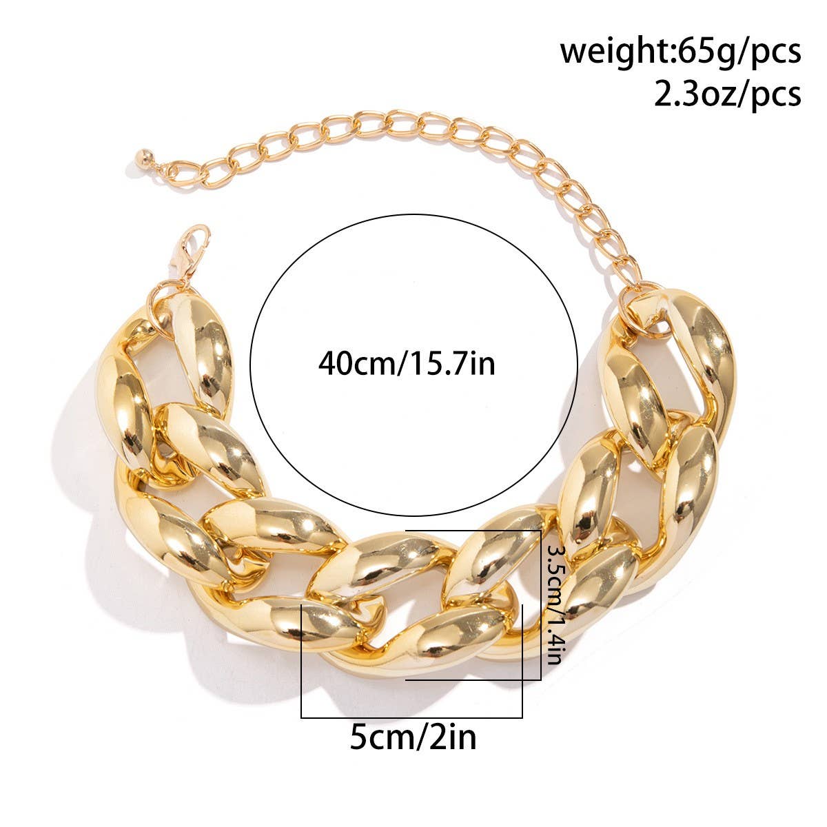 HIP HOP PUNK THICK CHAIN HOLLOW NECKLACE