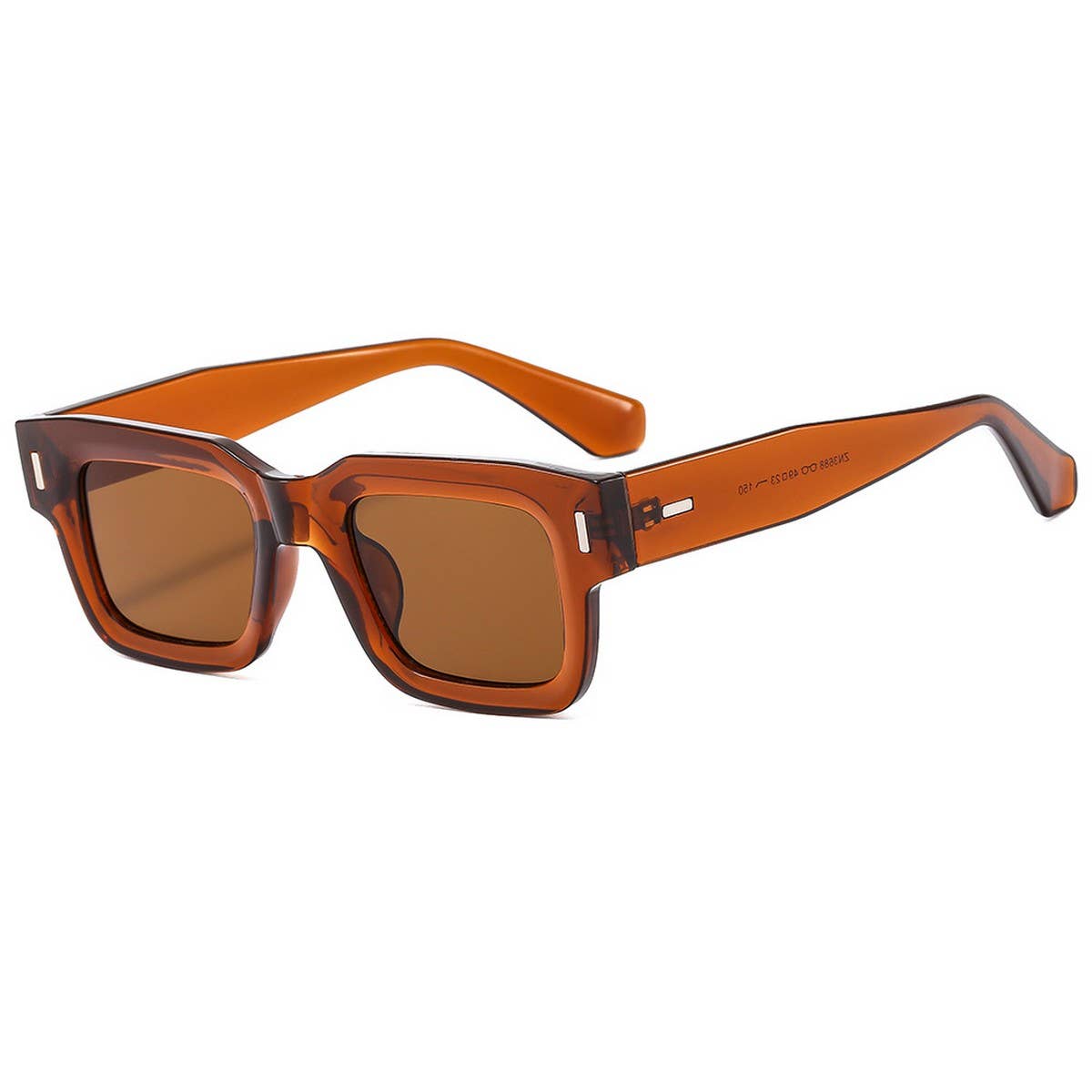 Versatile Studded Square Sunglasses Unisex