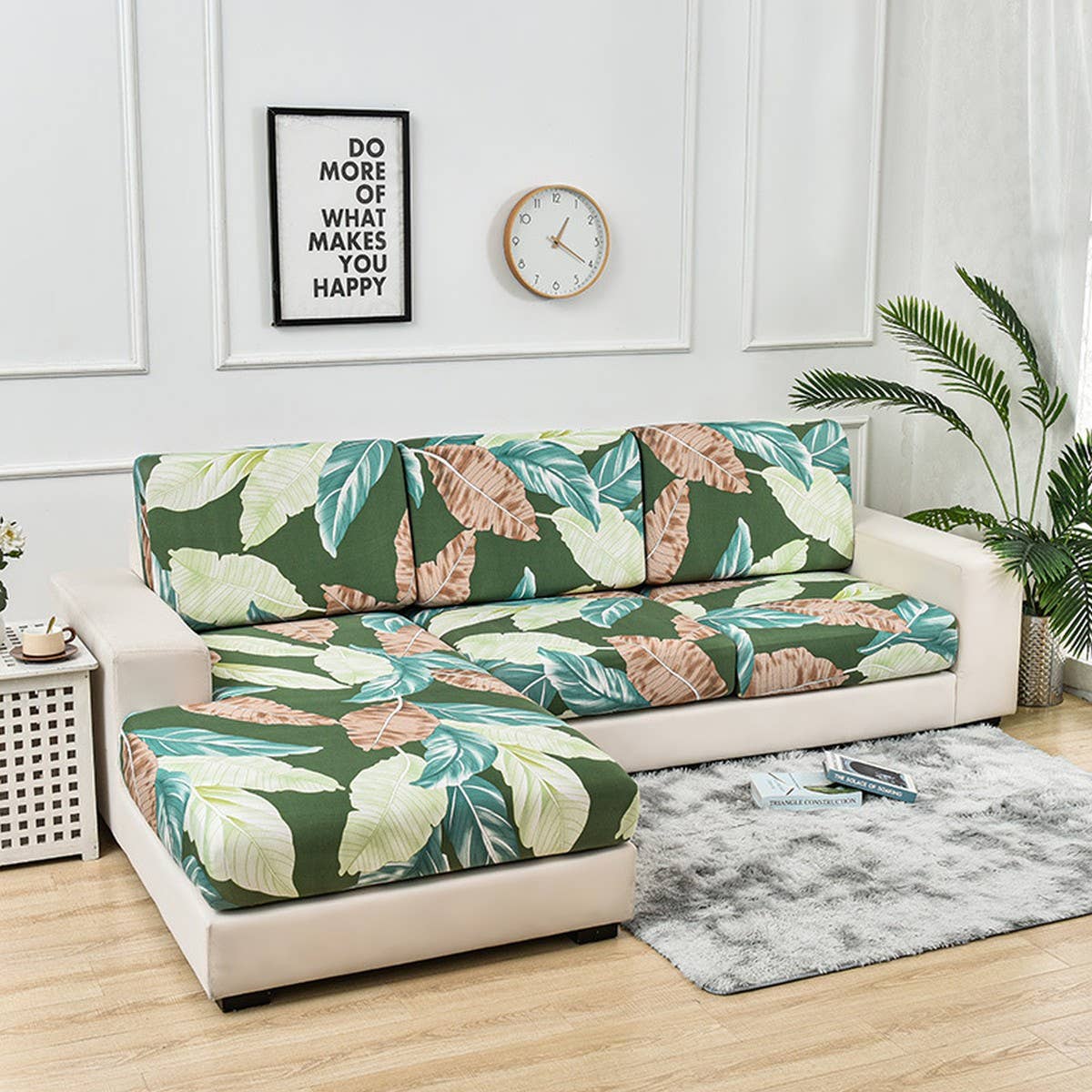 Stretch Printed Sofa Cover, Full Wrap Design_CWMM8308