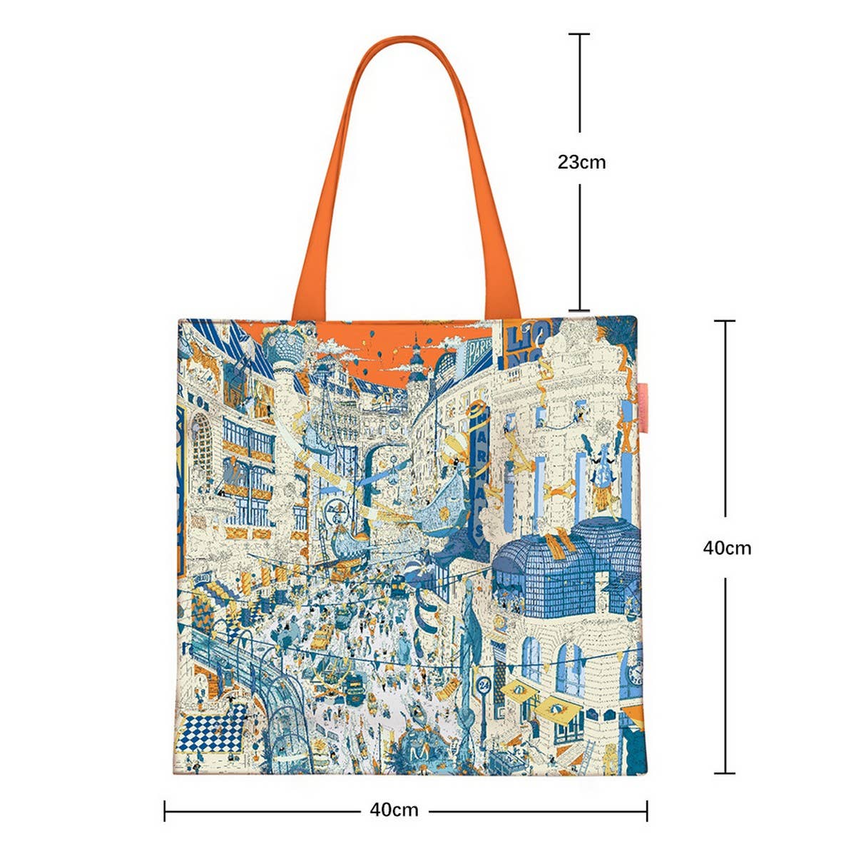 Student Canvas Tote Bag, Spacious Design_CWAB5138