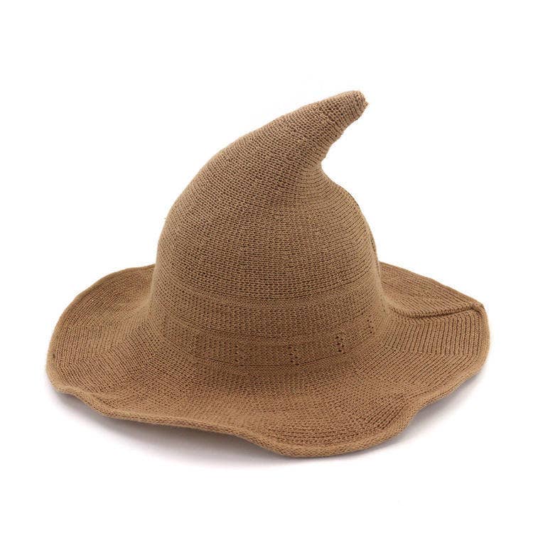 Halloween Pointed Witch Hat, Knit & Foldable_CWAH0617