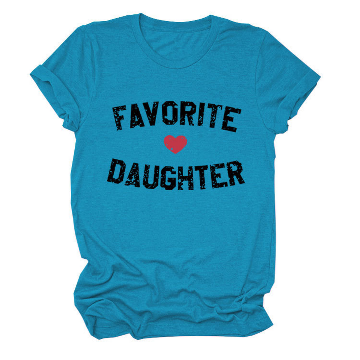 Trendy Short Sleeve Top for Women, Print Design