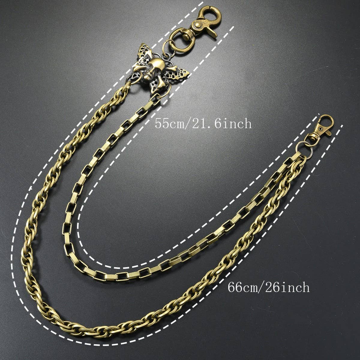 CREATIVE RETRO SKULL MULTI-LAYER TROUSER CHAIN