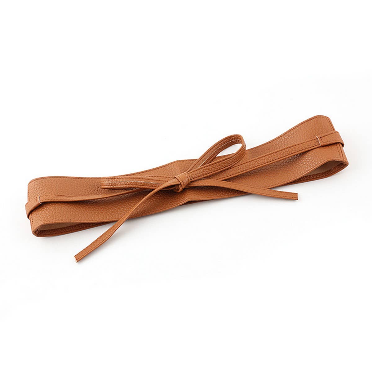 WIDE RIBBON BOW TWO CIRCLE BELT WAIST SEAL_CWABE0338