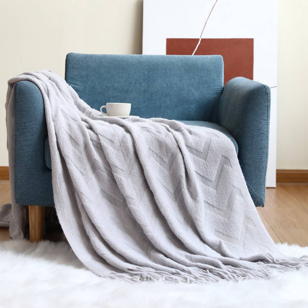 KNITTED SLEEP BLANKET WEIGHTED BLANKET COVER