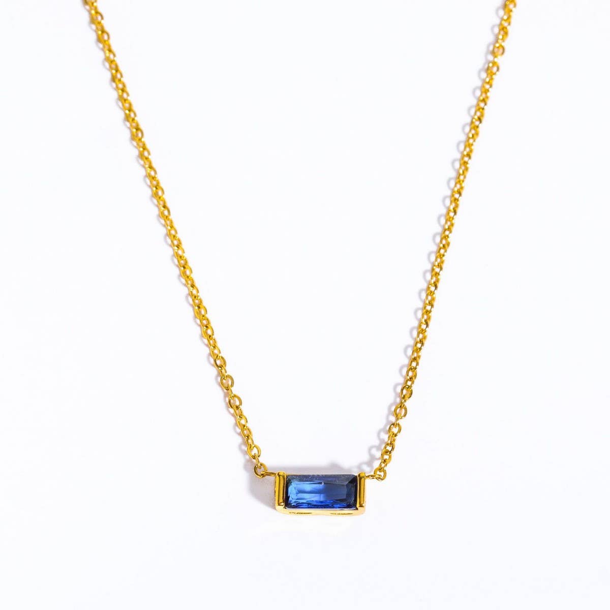 Vintage Artistic Birthstone Necklace