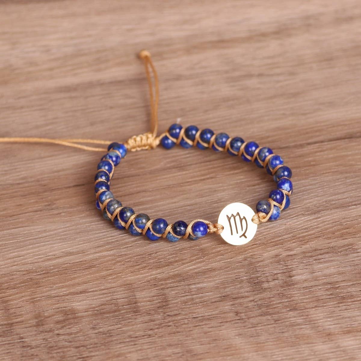 CONSTELLATIONS 4MM STONE BEADS BRAIDED BRACELETS