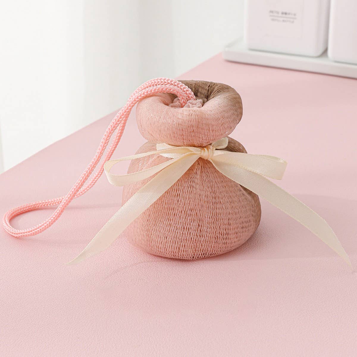 BATH POUF THICKENED TWO-COLOR BATH BALL_CWMM3368