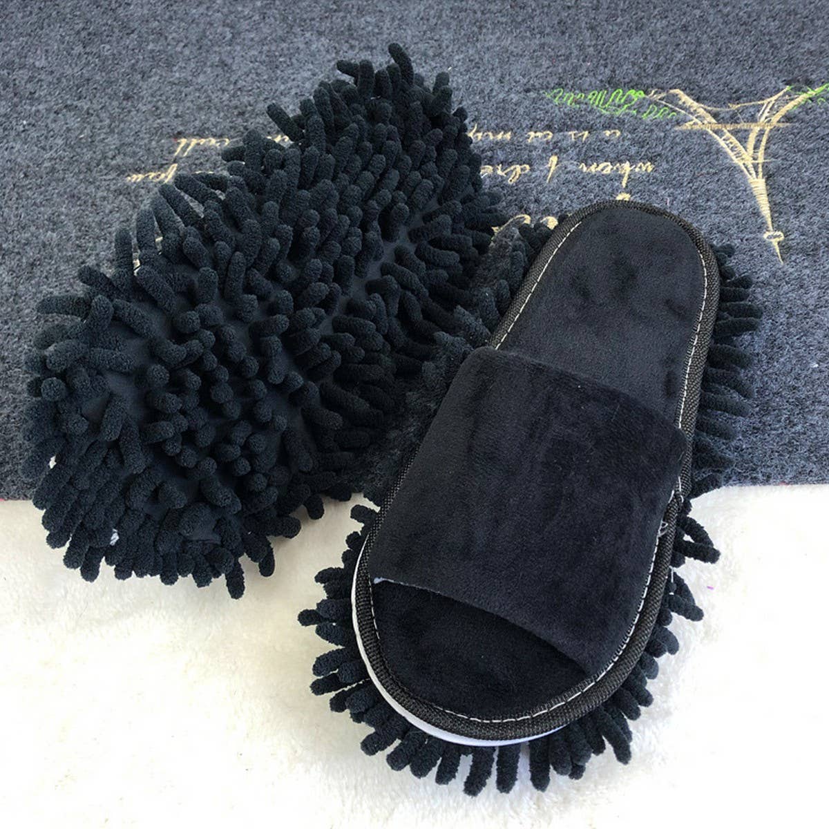 HOUSE CLEANING SLIPPERS FLOOR DUSTING MOP SOCKS