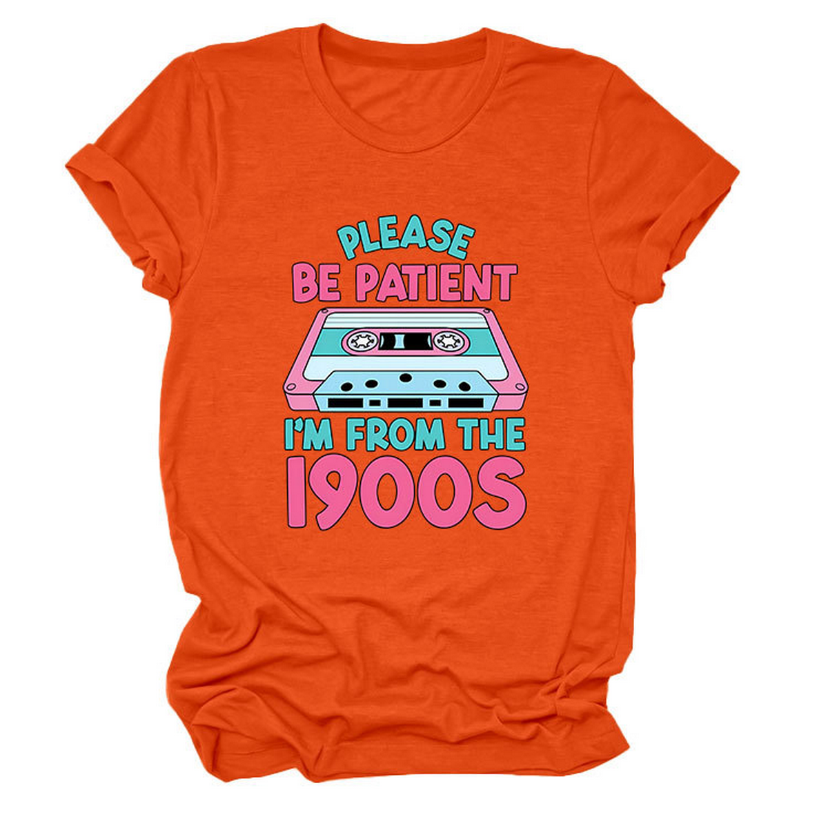 Women?™s Tee ??Please Be Patient Letter Print_CWTTS1501
