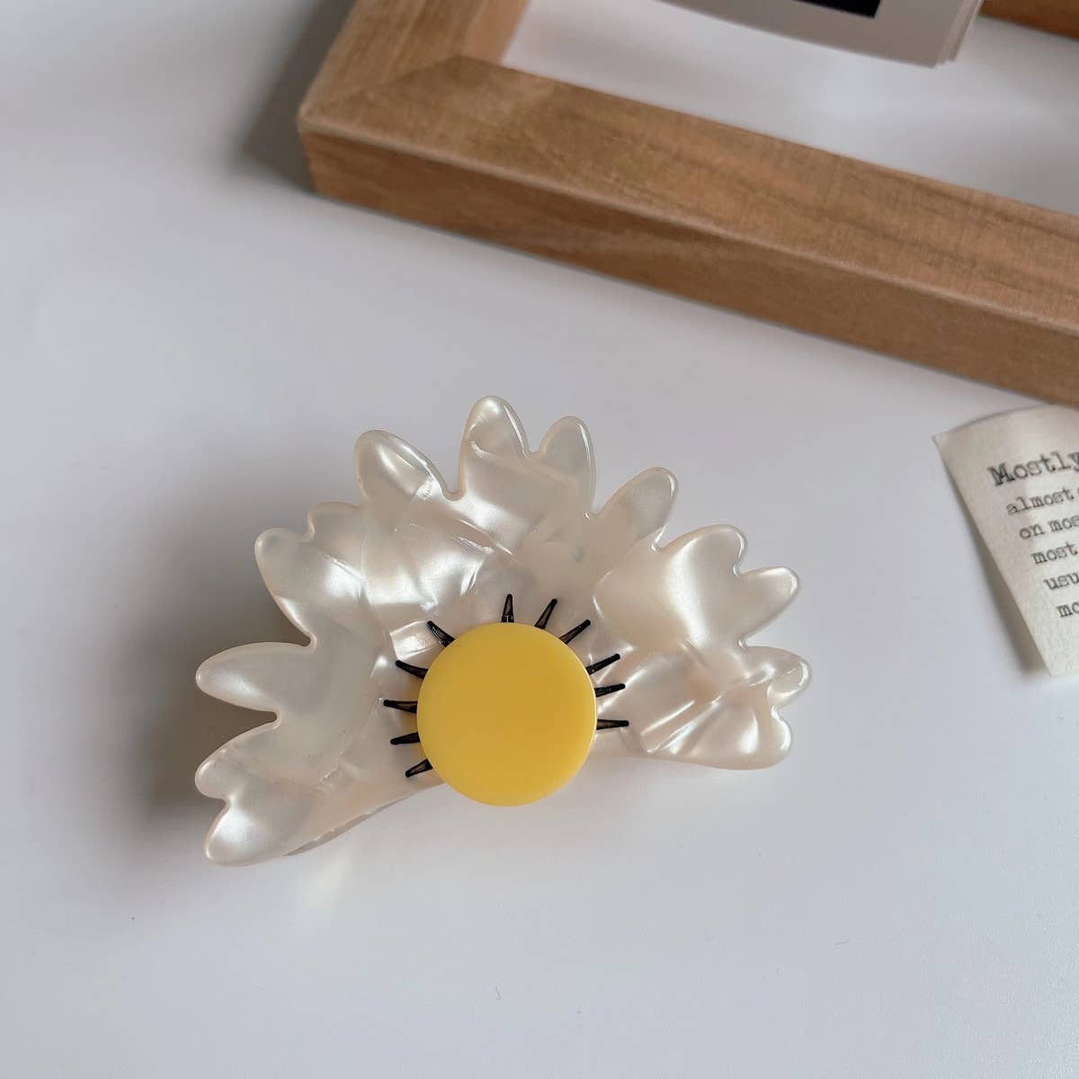 SIMPLE AND FRESH PALM BOUQUET HAIRPIN CLIP_CWAHA1327