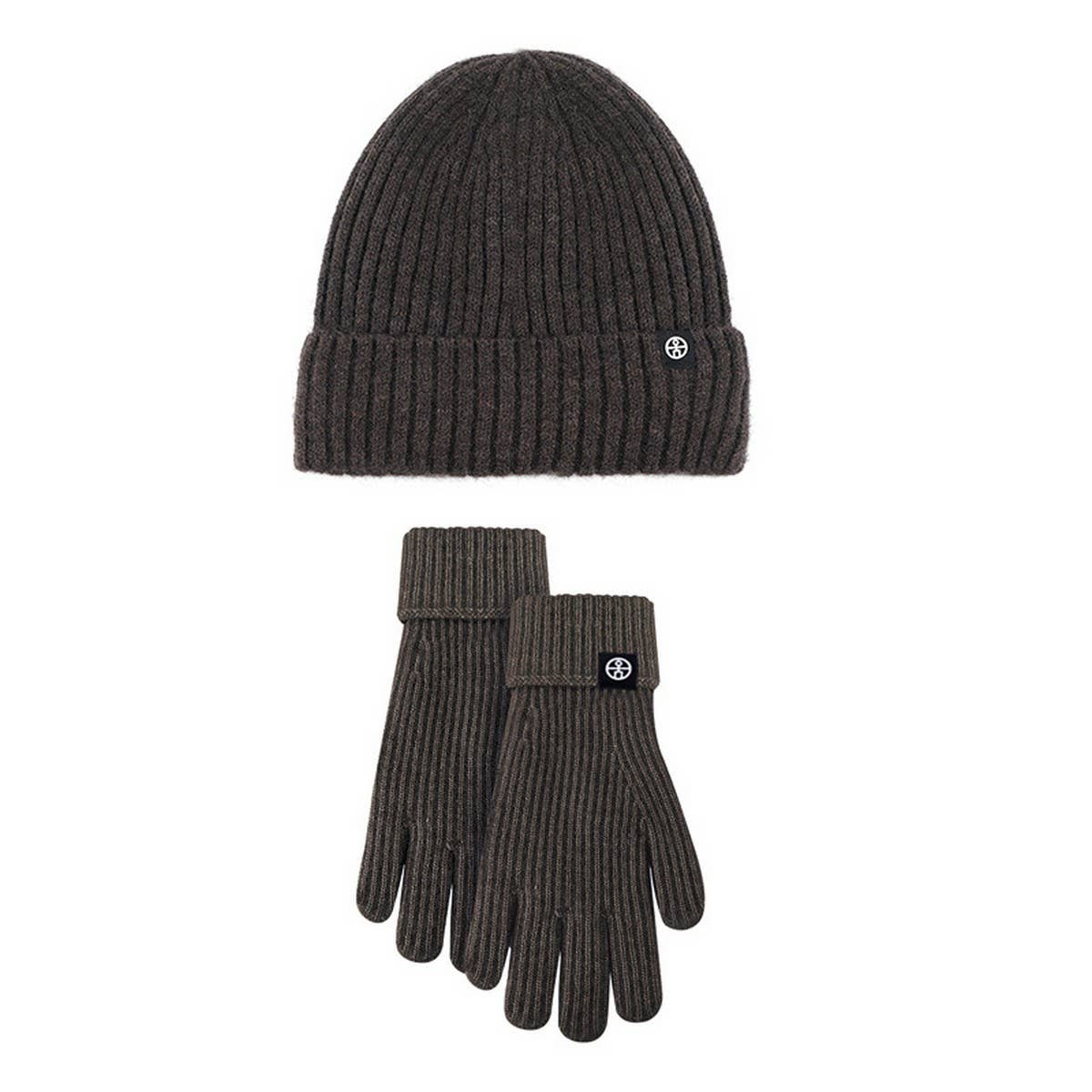 WINTER KNITTED TOUCH SCREEN WINDPROOF WARM SUIT