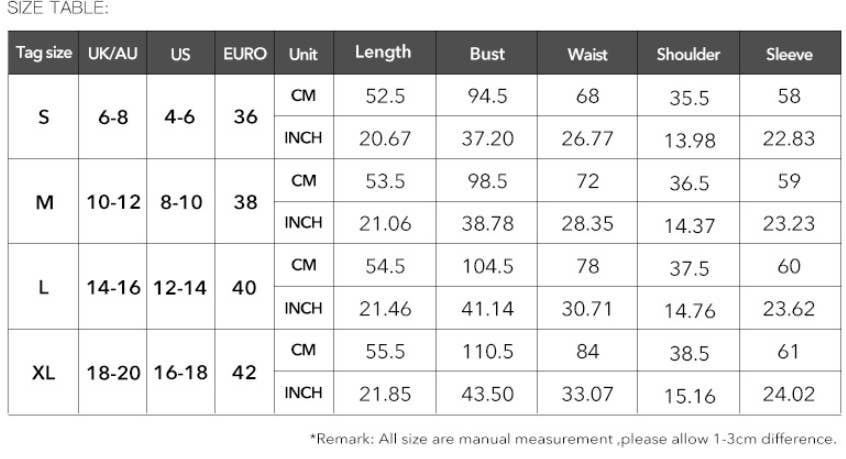 CWTSTL1419_PUFF SLEEVES ROUND NECK LOOSE LONG SLEEVES