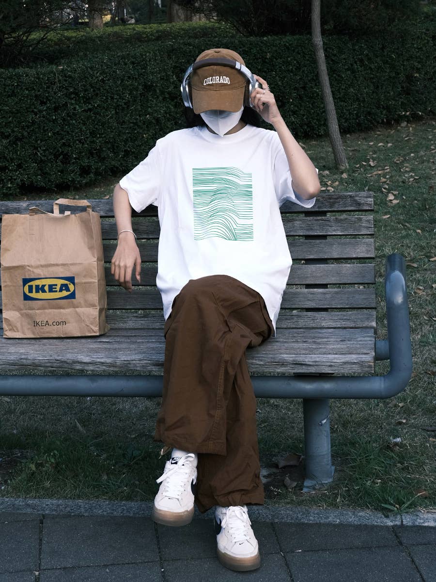 CWTTS0933_PERSONALIZED PRINT LOOSE CREW NECK T SHIRT