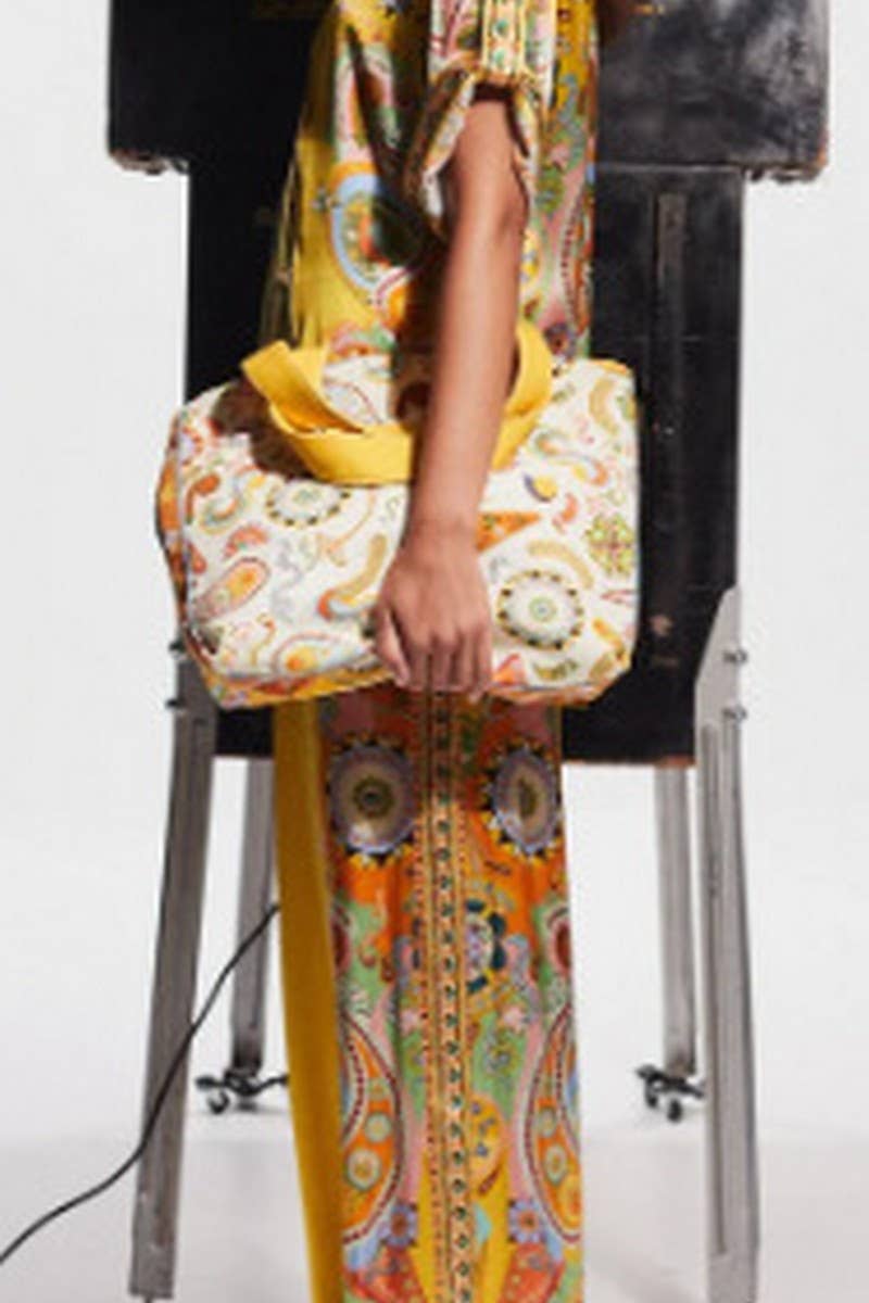 CWSS1245_GEOMETRIC PRINT SHIRT AND TROUSERS TWO-PIECE SET