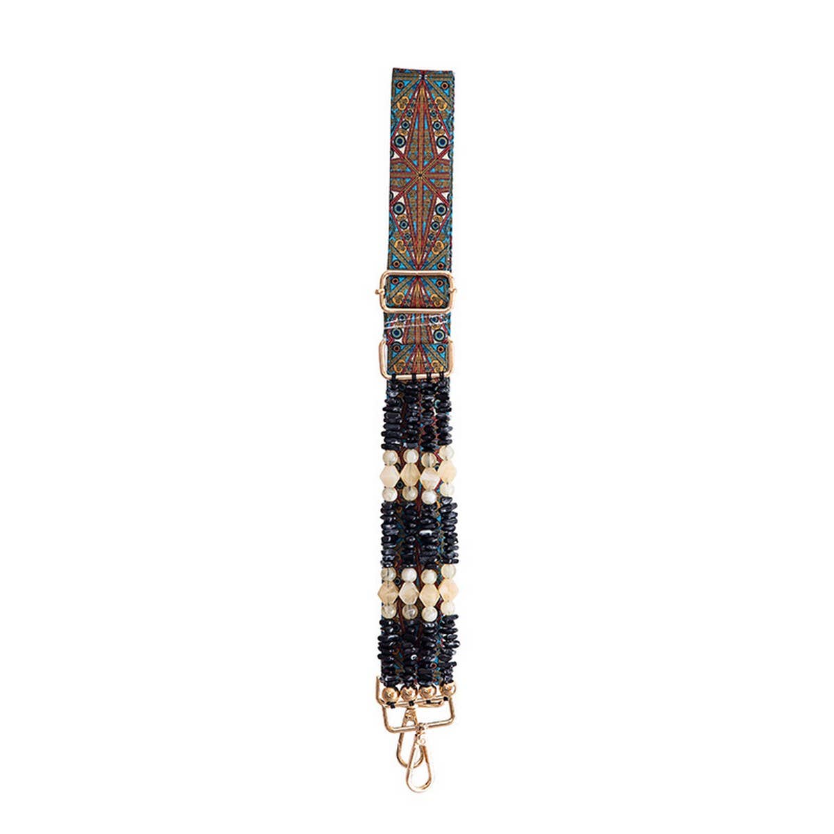 Irregular Acrylic Adjustable Boho Wide Bag Strap